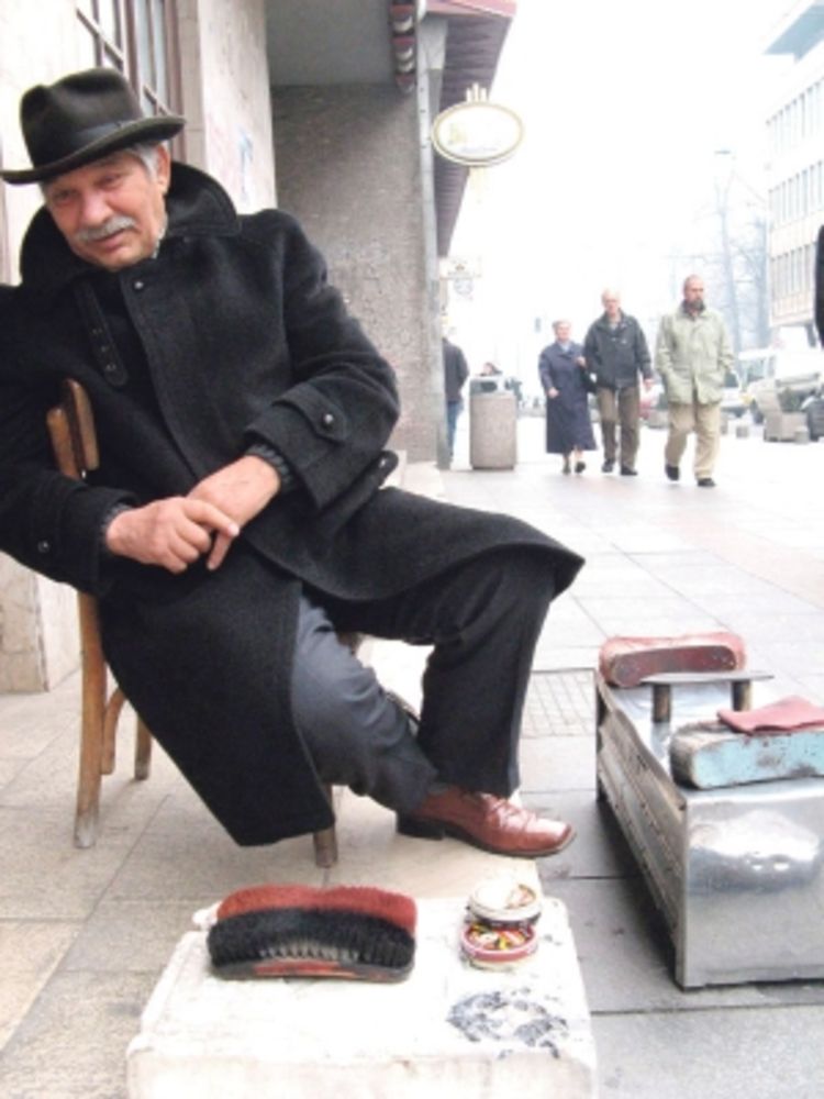 Čika Mišo, jedini ulični čistač cipela u Sarajevu