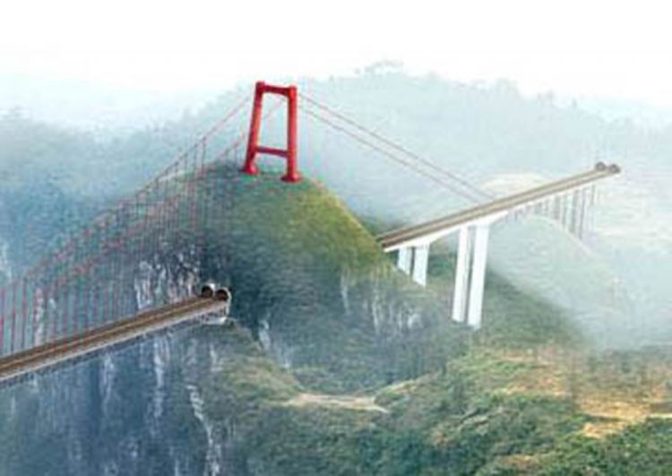 Završen najviši i najduži viseći mostu na svijetu