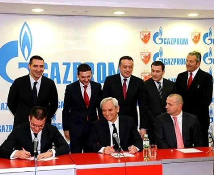 Zvezdi 4,4  miliona evra od Gasproma