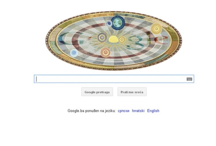 Gugl u čast Nikole Kopernika