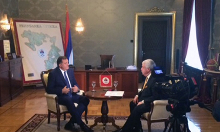 Dodik primio novinara  televizije "Rusija 24"