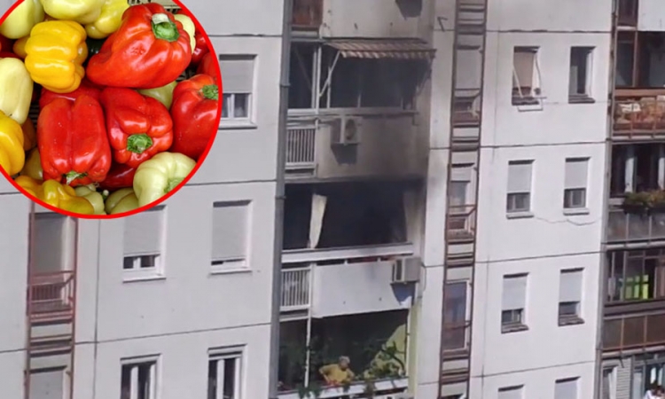Pekli papriku na terasi nebodera i izazvali požar