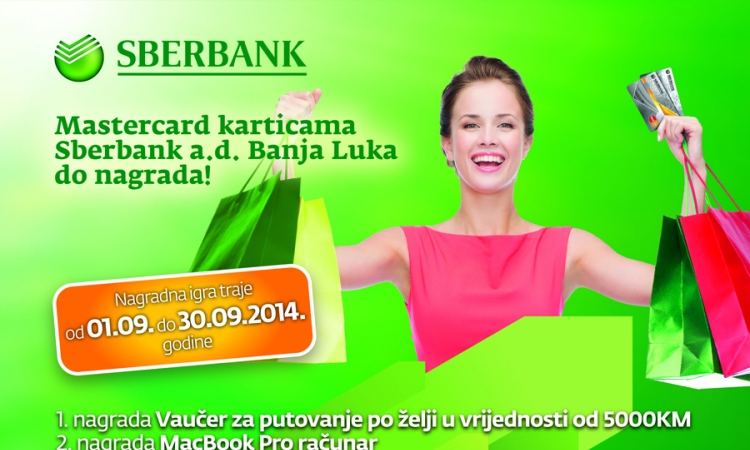 Mastercard karticama Sberbank a.d. Banjaluka do nagrada