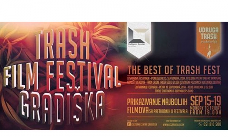 Trash film festival od 15. septembra u Gradišci