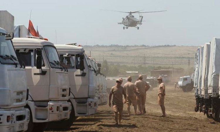 Preko 100 kamiona ruskog humanitarnog konvoja stiglo u Lugansk