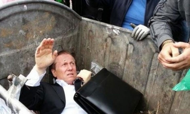  Poslanik ukrajinskog parlamenta bačen u kantu za đubre