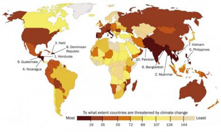 Mapa katastrofa: Ove zemlje su najgore prošle u klimatskim promjenama