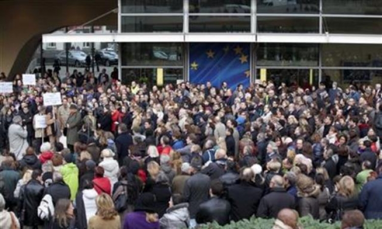 Štrajk transportnih radnika zaustavio javni prevoz u Briselu