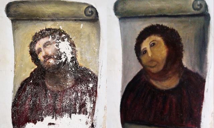 Upropaštena freska Isusa dovela turiste u špansko selo