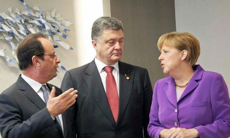 Oland, Merkel i Porošenko stigli u Minsk