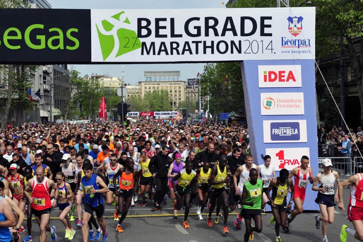 Padaju rekordi za Beogradski maraton, trči i 160 vojnika