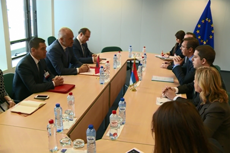 Vučić u Briselu, počeo sastanak s Ramom