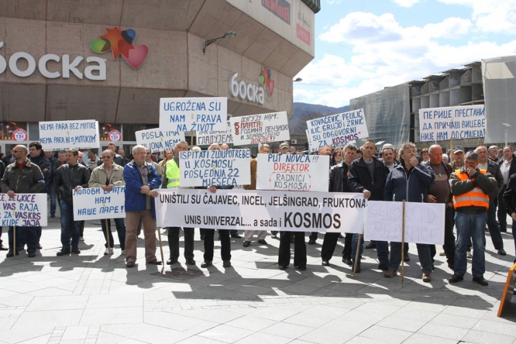 Globalni sindikat podržao radnike "Kosmosa"