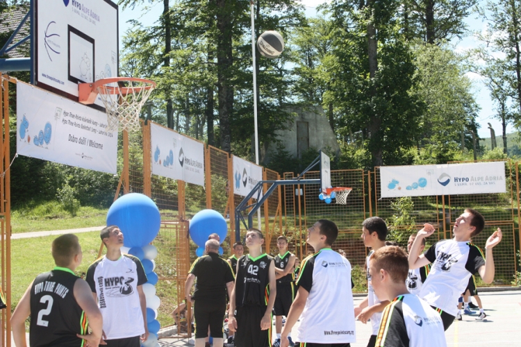 Miroslav Berić promoter košarkaškog kampa "Hypo Three Points"