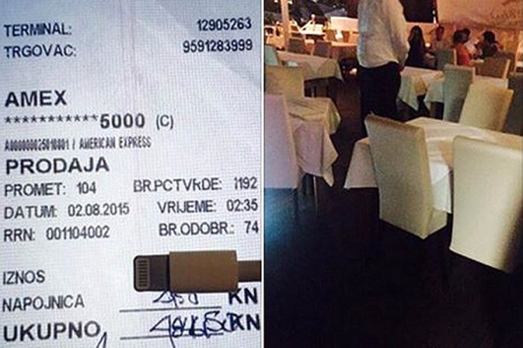 Vlasnik hrvatskog restorana se pokajao zbog objavljivanja računa Demi Mur