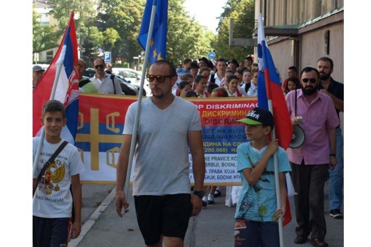 Gradonačelnik Prnjavora na protesnom maršu u Sloveniji