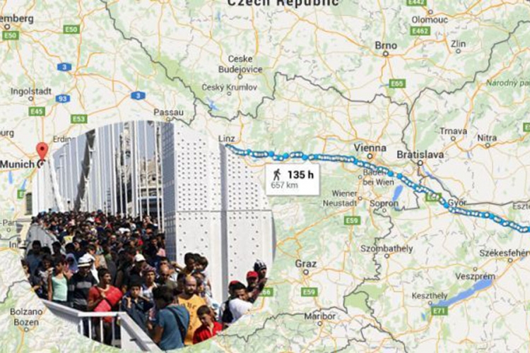 Marš migranata prema Austriji: Ekstremisti ih gađaju petardama, jedan se srušio i umro (VIDEO)