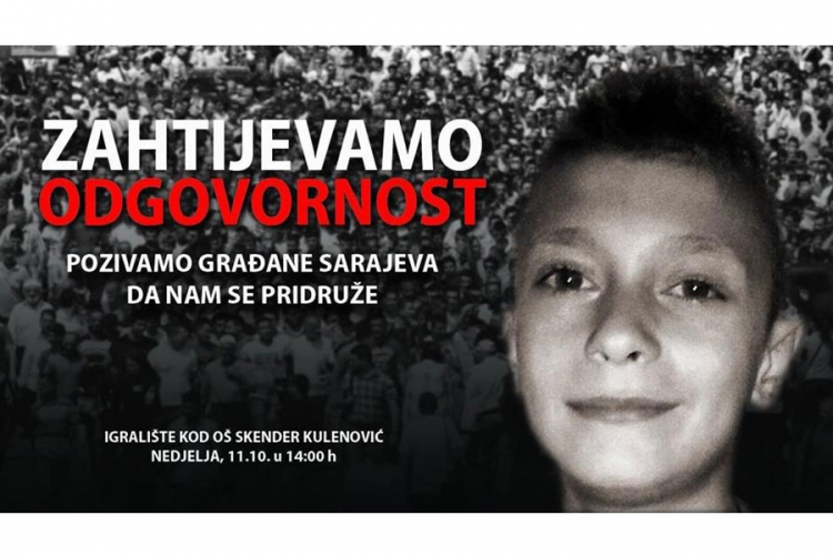 Protesti u Sarajevu zbog pogibije dječaka Saliha