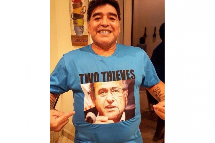 Pogledajte kako je Maradona ismijao Blatera i Platinija