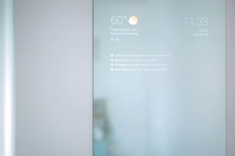 Pametno ogledalo bazirano na Androidu za servisne informacije