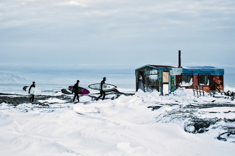 Surfanje na ledu Kamčatke (FOTO)