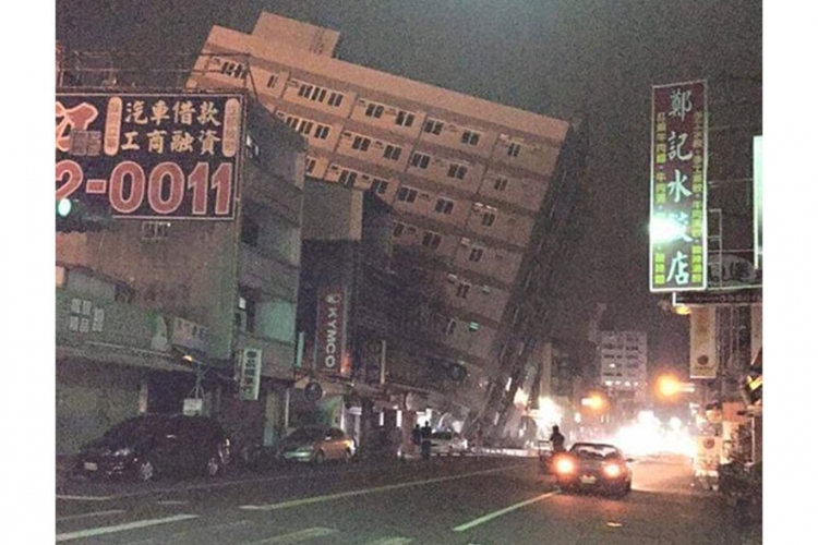 Snažan zemljotres pogodio Tajvan (VIDEO)