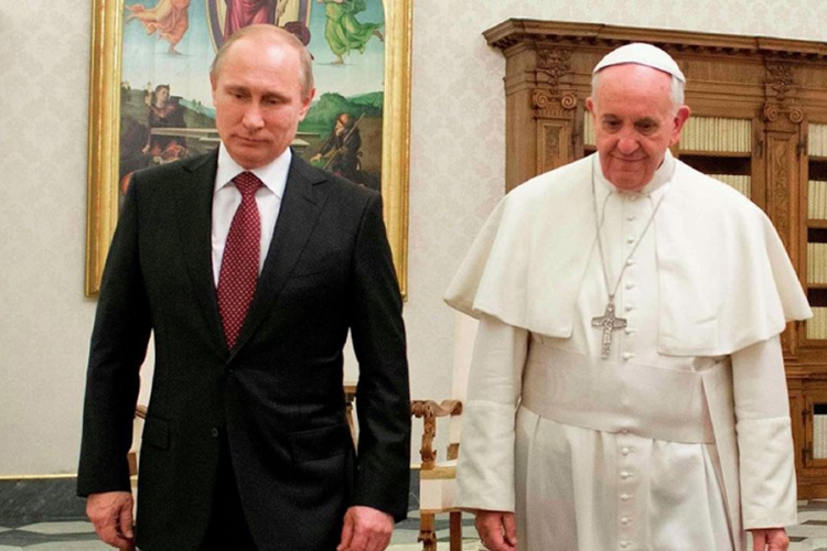 Papa Franjo: Samo Putin štiti hrišćane širom svijeta