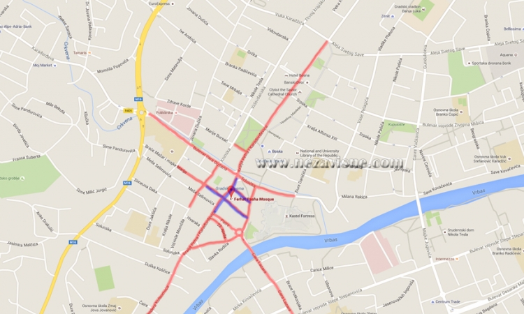 Pogledajte koje ulice i parkinzi će biti zatvoreni zbog otvaranja Ferhadije