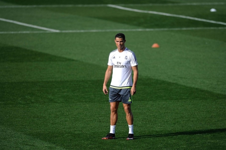 Ronaldo na treningu sa ekipom