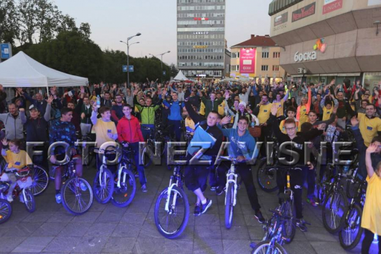 Banjaluka: Biciklima protiv gužve u saobraćaju (FOTO)