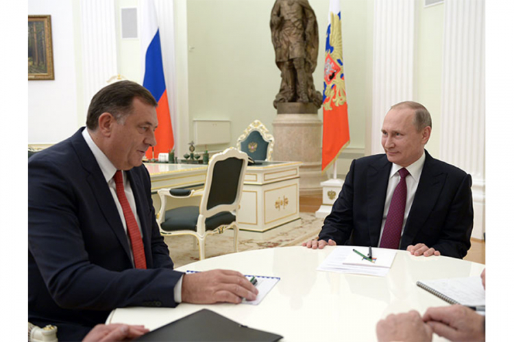Dodik: Putin želi mir i stabilnost u regionu