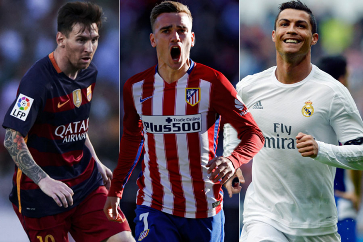 Ronaldo, Mesi i Grizman u užem izboru za igrača 2016.
