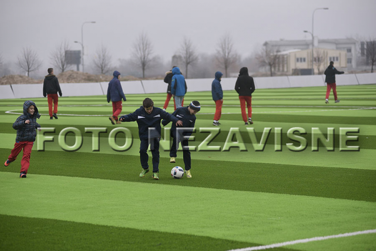 FK Borac ostvario dugogodišnji san, otvoren pomoćni teren (FOTO)