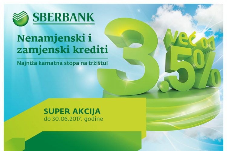 Super akcijaa Sberbanke: Nenamjenski-zamjenski krediti