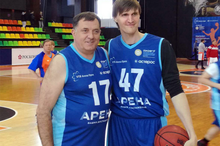 Predsjednik Dodik i košarkaška legenda Kirilenko