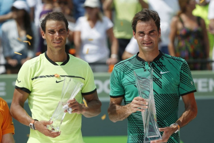 Federer i Nadal najuspješniji teniseri od starta 2017. godine