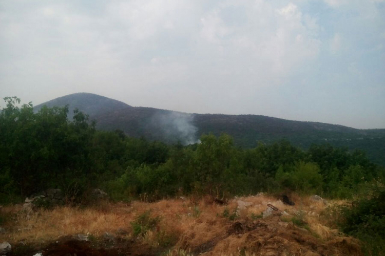 Vatrogasci samo ispresijecali požar u Trebinju