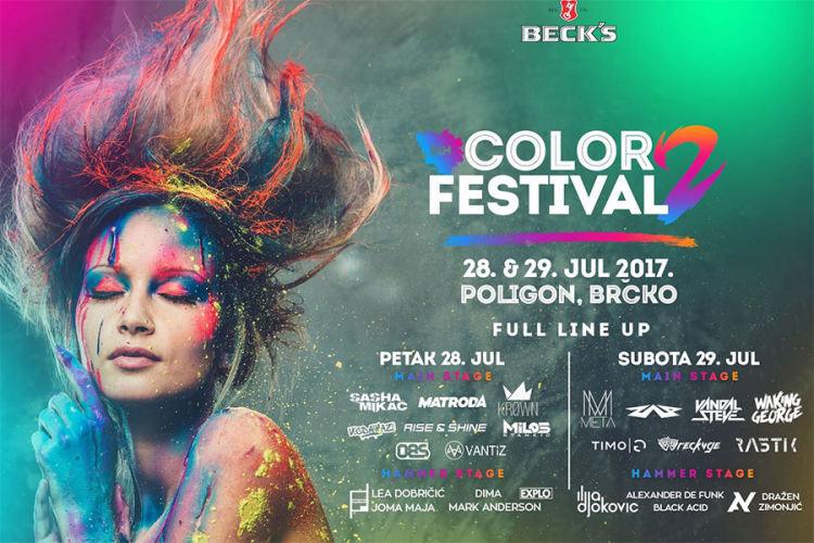 Oboji svoje ljeto uz BiH Color Festival 28. i 29. jula u Brčkom