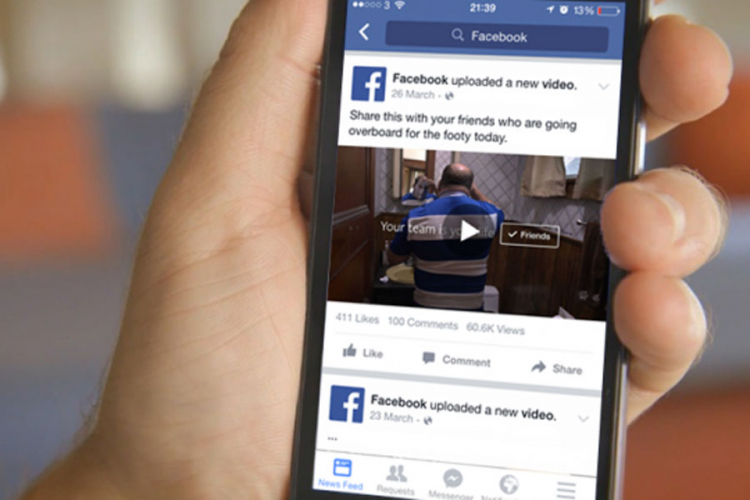 Facebook uvodi novu opciju za gledanje snimaka