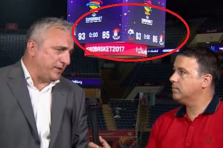 Otkud tačan rezultat na semaforu sat i po prije finalnog meča Evrobasketa?