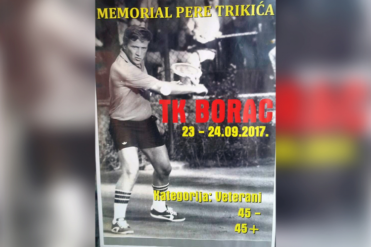 Na terenima TK Borac memorijalni turnir u čast Pere Trikića