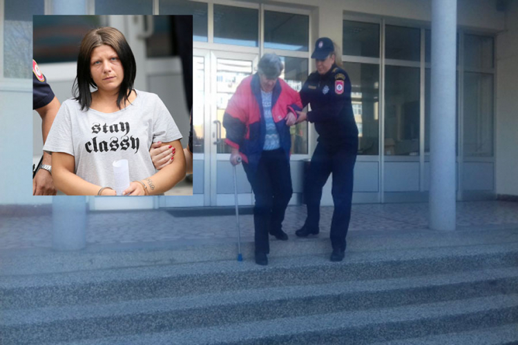 Kristina Jovković u zatvorskoj ćeliji šiša optuženu za davljenje