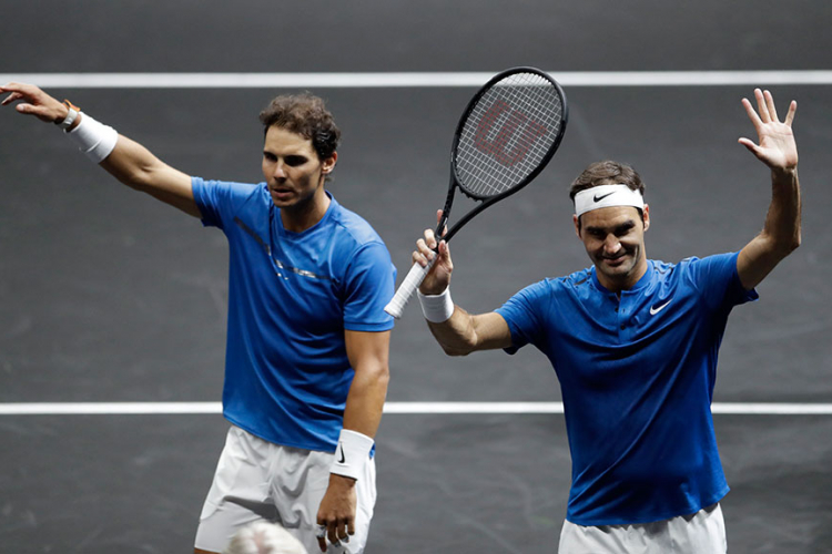 Nadal i Federer igrali zajedno - teniski raj za navijače
