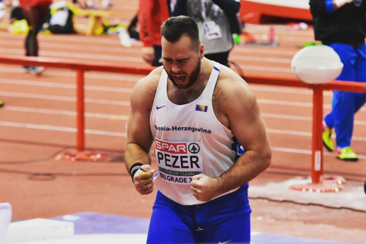 Mesud Pezer, bh. bacač kugle i najbolji atletičar Balkana: Cilj medalja sa EP