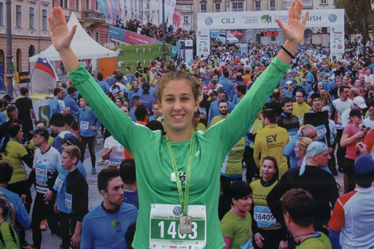 Mlada atletičarka iz Kostajnice istrčala maraton u Ljubljani