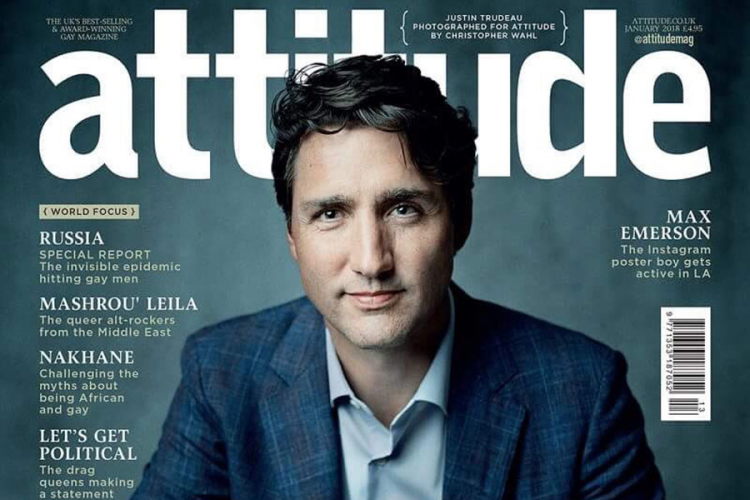 Kanadski premijer na naslovnici gej magazina