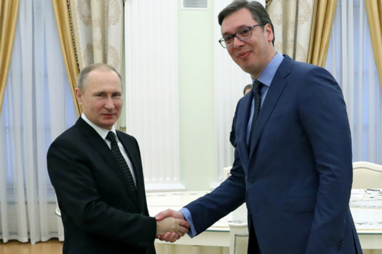 Vučić u Moskvi: Zahavljujući Čurkinu, nema žiga na čelu srpskog naroda