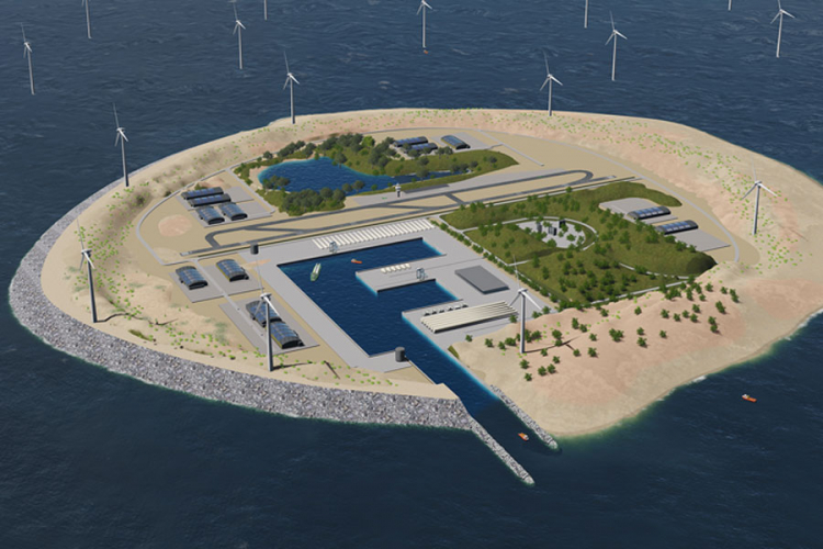 Holandska kompanija gradi vještačko ostrvo sa vjetroelektranama