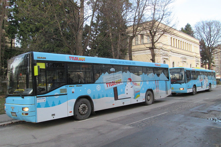 Tylol Hot autobus vikendom besplatno vozi u zimske radosti