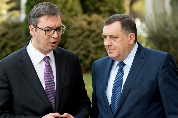 Dodik se sastao sa Vučićem